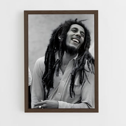 bob-marley-10 cadre Bois foncé