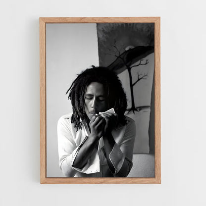 bob-marley-11 cadre Bois clair