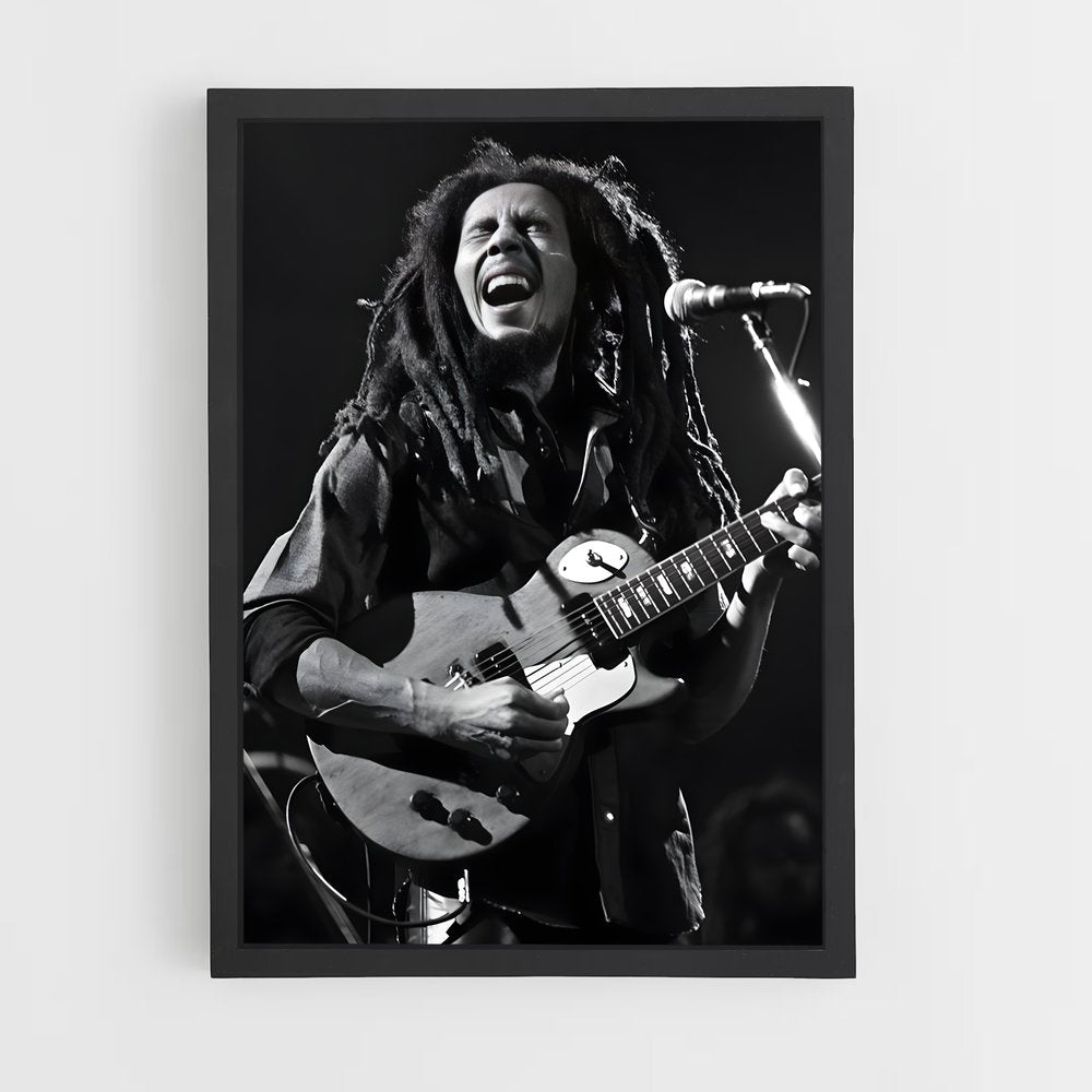 bob-marley-3 cadre Noir
