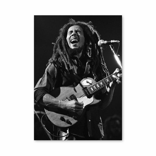 Poster Bob Marley Noir et Blanc