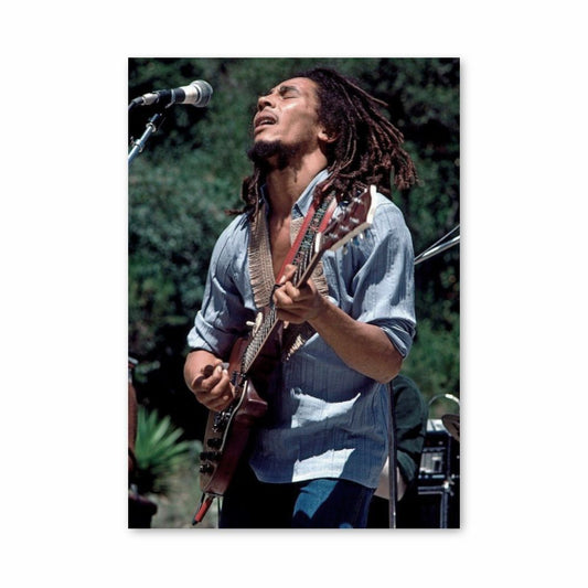 Poster Bob Marley Chante