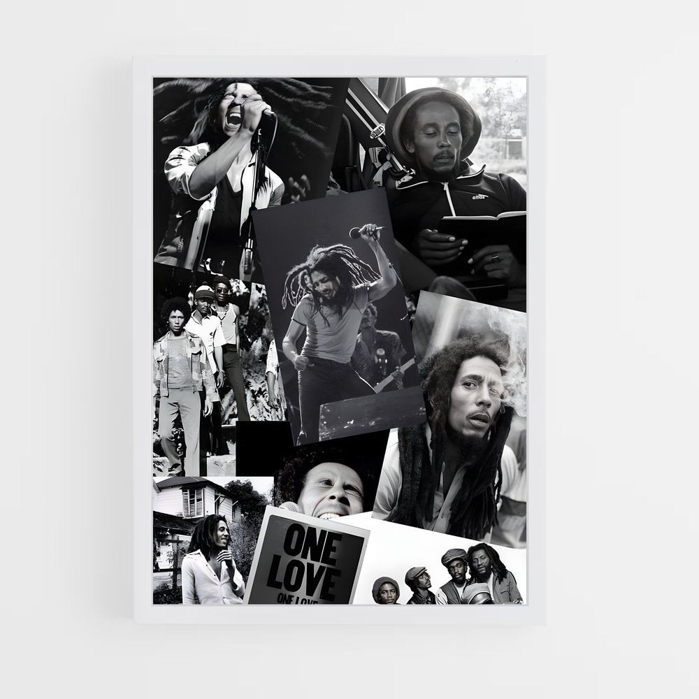 bob-marley-6 cadre Blanc