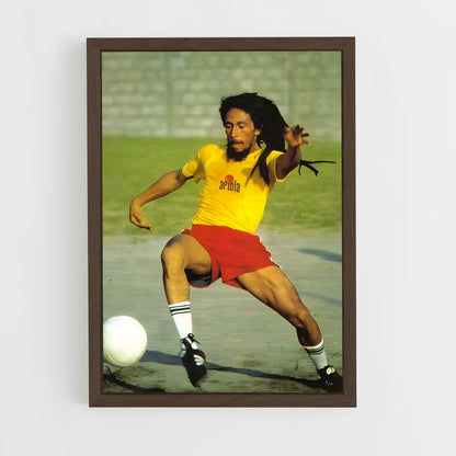 bob-marley-8 cadre Bois foncé