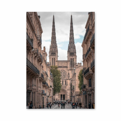 Bordeaux Cathedral Poster