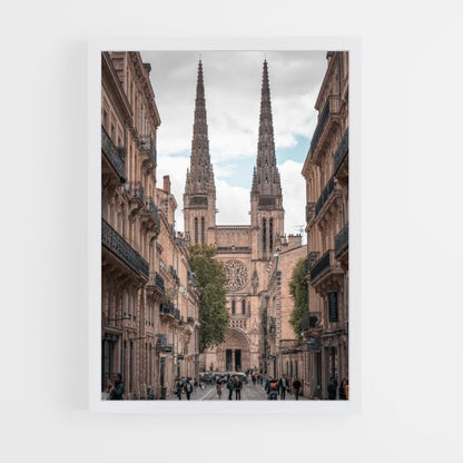 Bordeaux Cathedral Poster