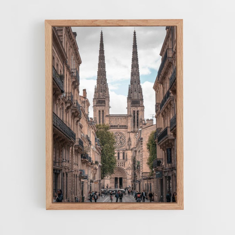 Bordeaux Cathedral Poster