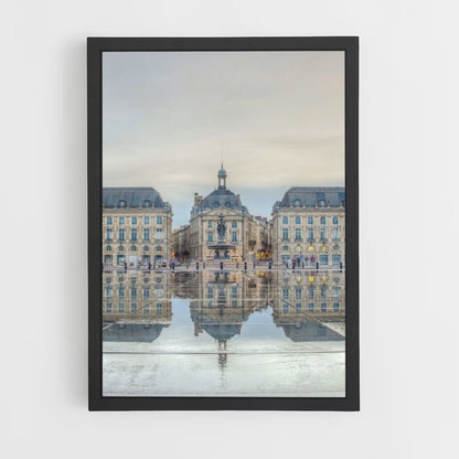 Bordeaux Water Mirror Poster