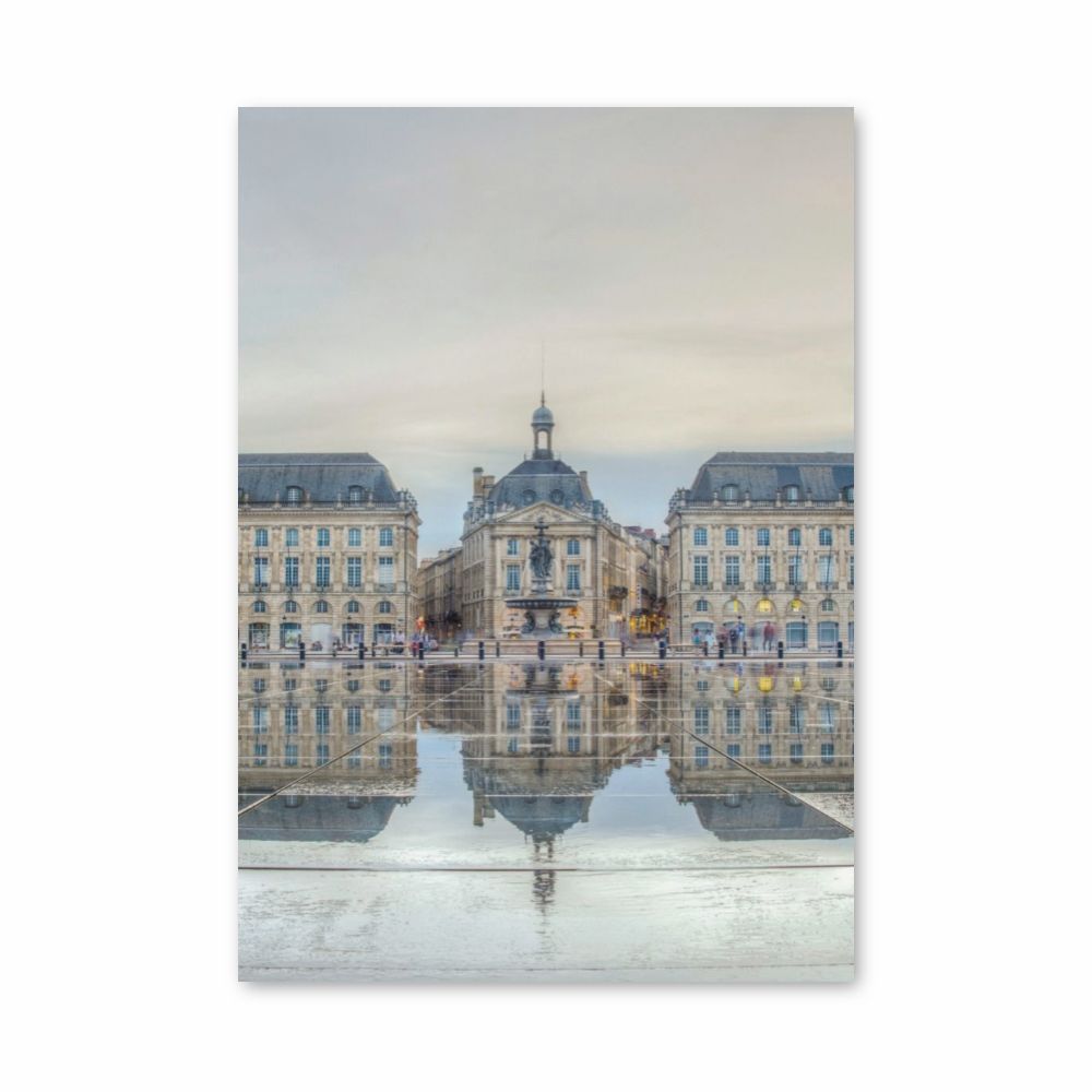 Bordeaux Water Mirror Poster