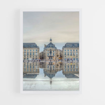 Bordeaux Water Mirror Poster