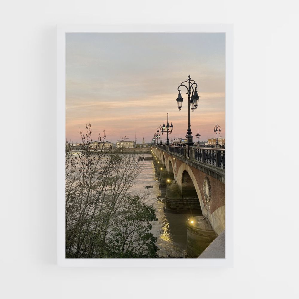 Bordeaux Bridge Poster