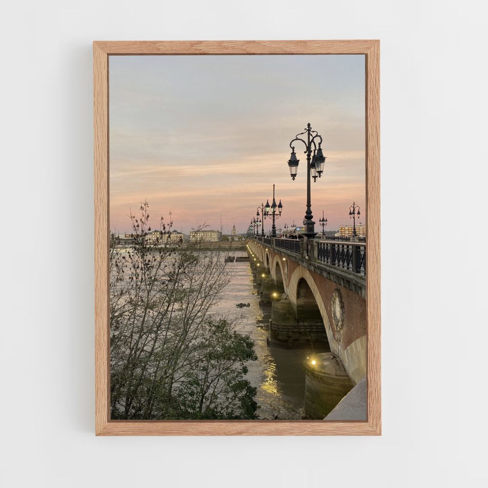 Bordeaux Bridge Poster