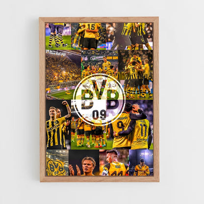 borussia-dortmund-1 cadre Bois clair