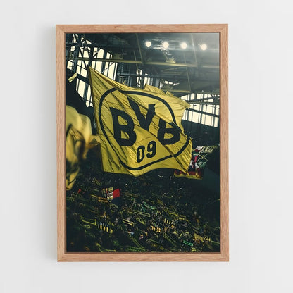 borussia-dortmund-2 cadre Bois clair