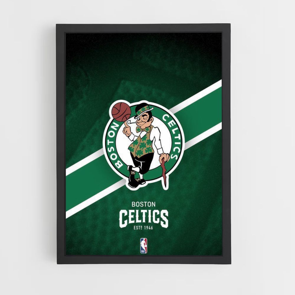 Boston Celtics Green Poster