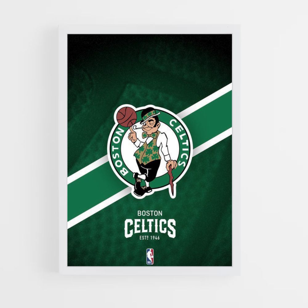 Poster Boston Celtics Groen