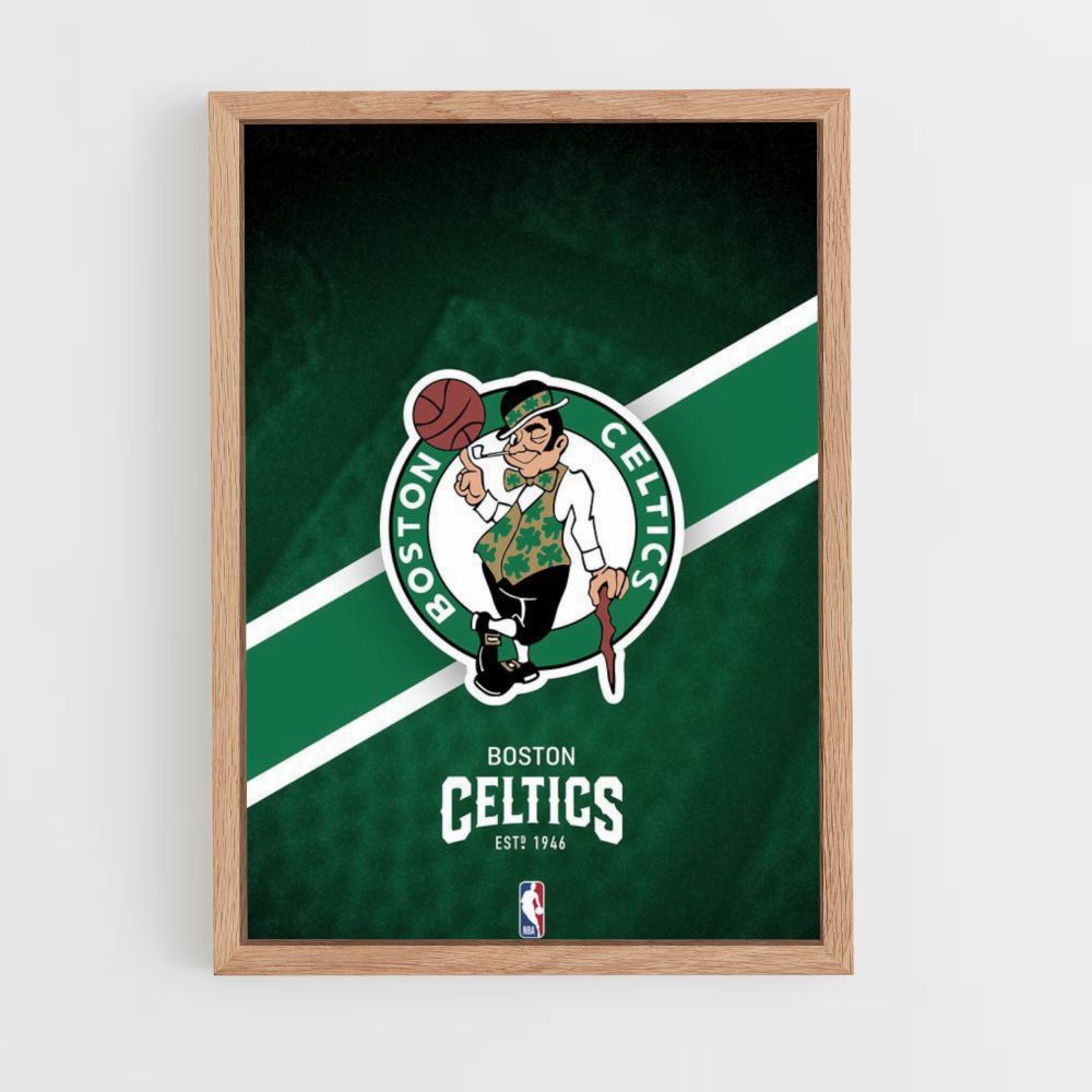 Boston Celtics Green Poster