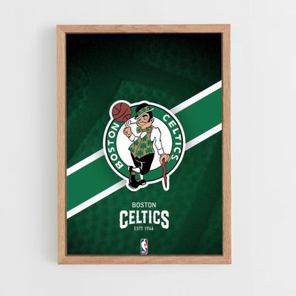 Poster Boston Celtics Groen