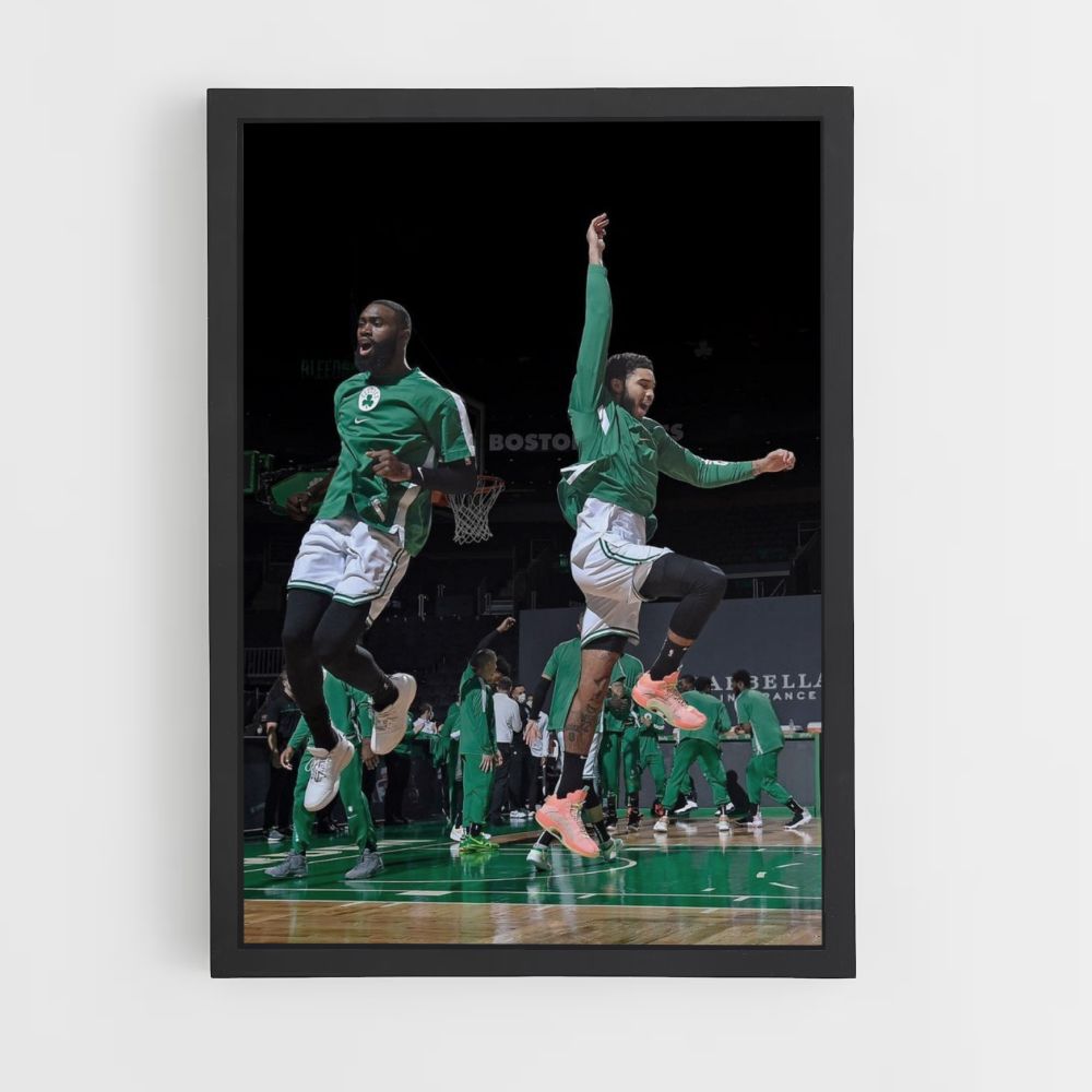 Boston Celtics Jump Poster