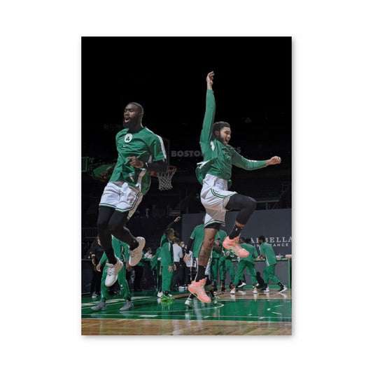 Boston Celtics Jump Poster