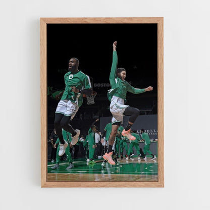 Boston Celtics Jump Poster