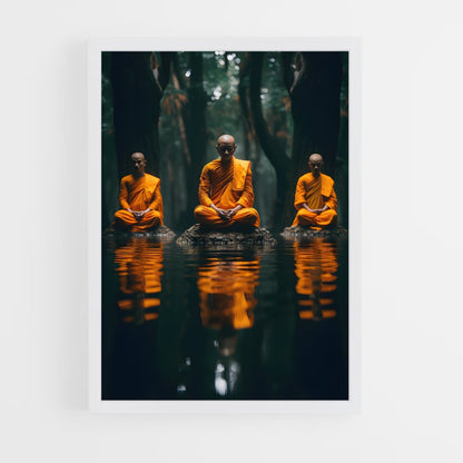 bouddha-1 cadre Blanc