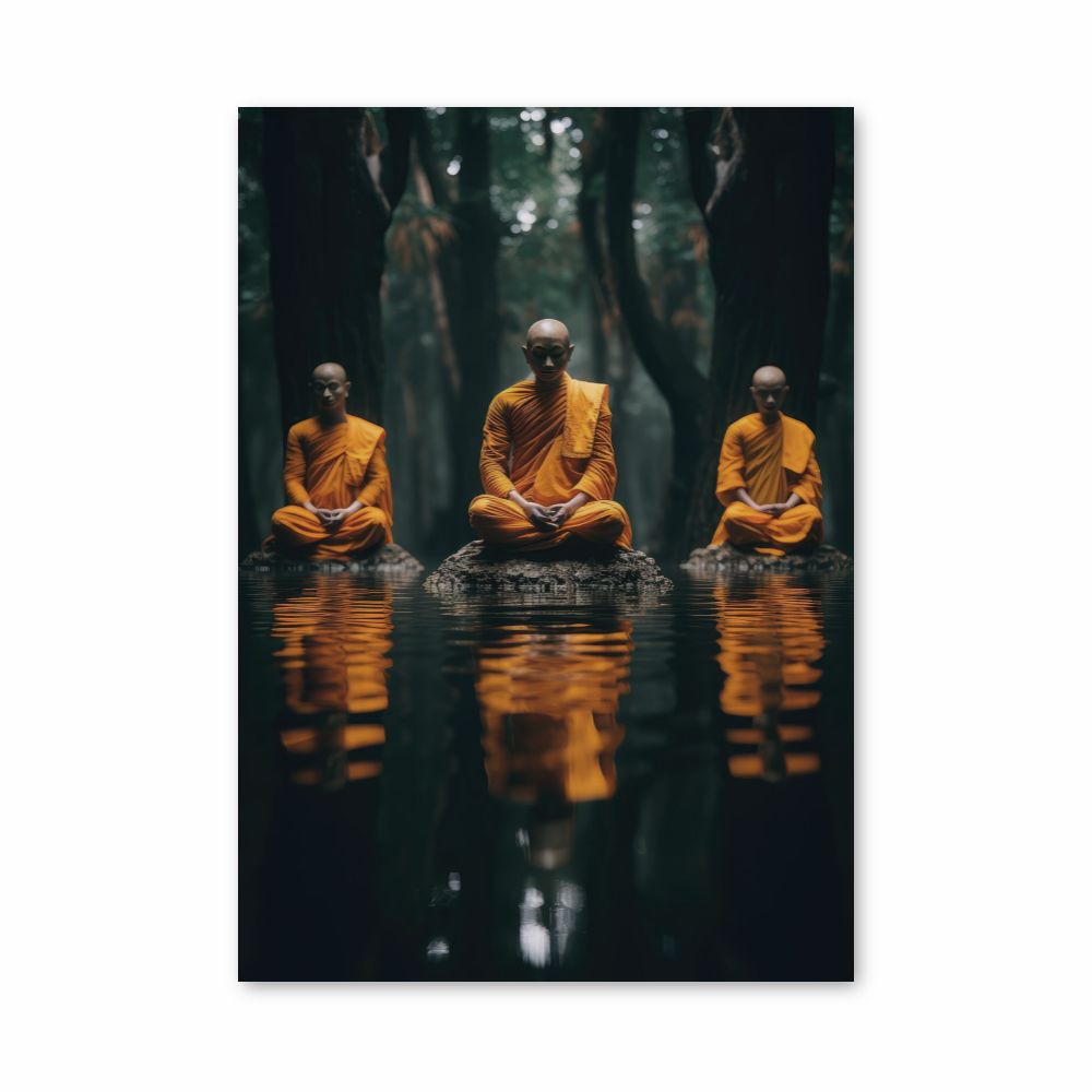 Buddhist Monk Poster