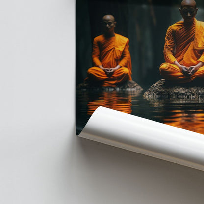 Buddhist Monk Poster