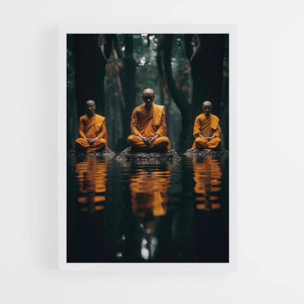 Buddhist Monk Poster