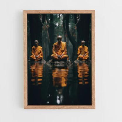 Buddhist Monk Poster