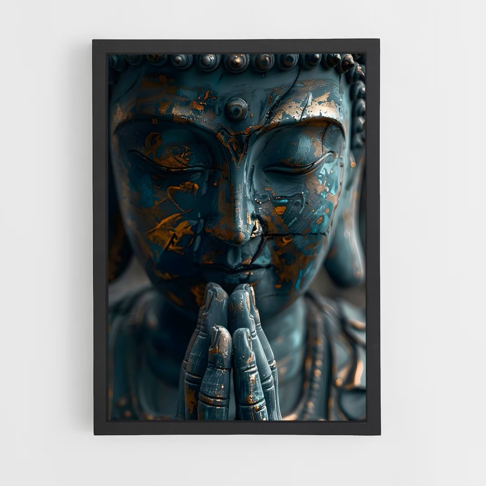 bouddha-4 cadre Noir