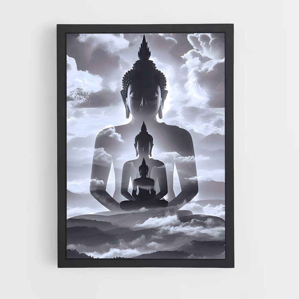 bouddha-6 cadre Noir