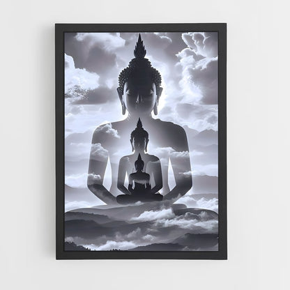 bouddha-6 cadre Noir