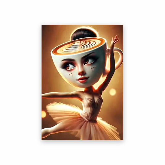 Poster Ballerina Cappuccina Portrait