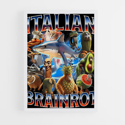 brainrot-4 cadre Blanc