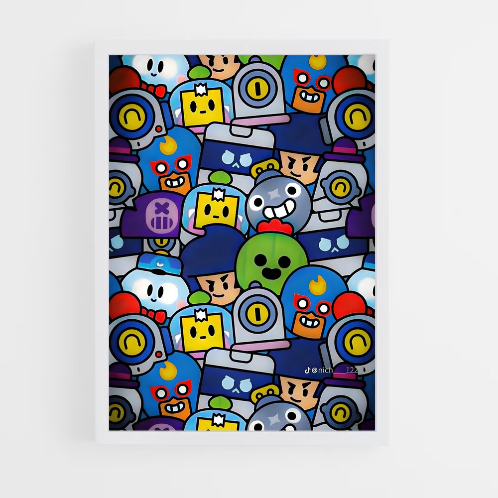 brawl-stars-19 cadre Blanc