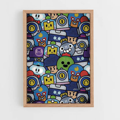 Poster Emoji Brawl Stars