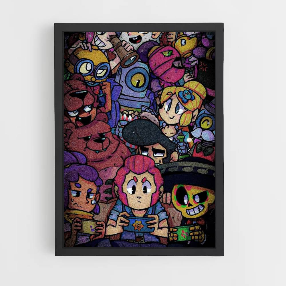 Poster Drawing Brawl Stars