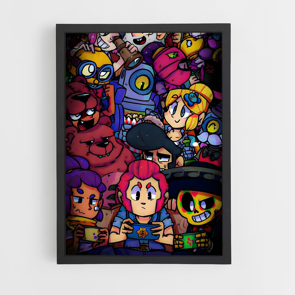 brawl-stars-21 cadre Noir