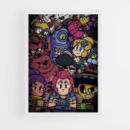 Poster Drawing Brawl Stars