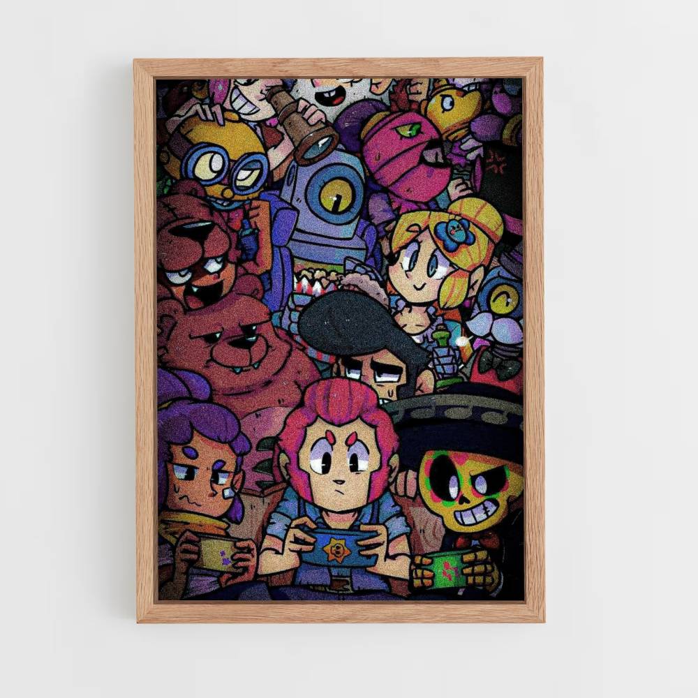 Poster Drawing Brawl Stars