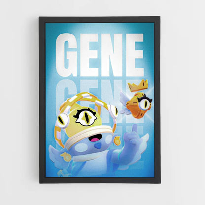 Gene Blue Poster