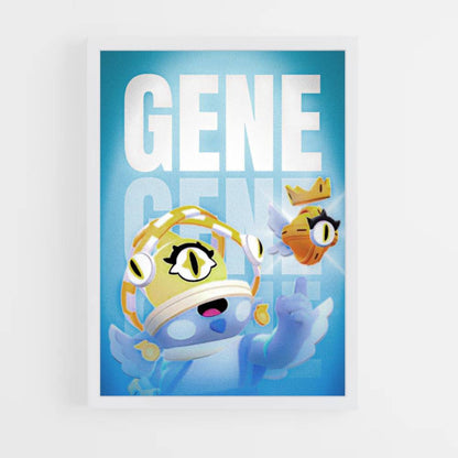 Gene Blue Poster