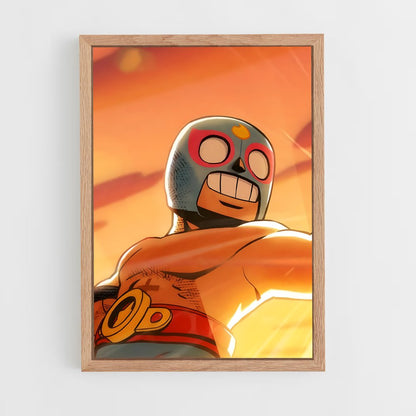 brawl-stars-4 cadre Bois clair