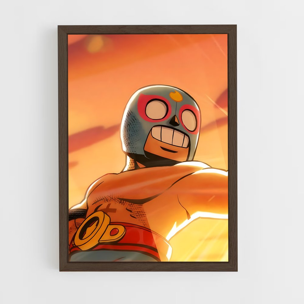 brawl-stars-4 cadre Bois foncé