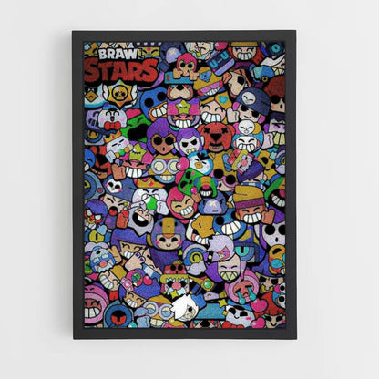 Brawl Stars Collage Poster