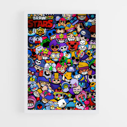 brawl-stars-5 cadre Blanc