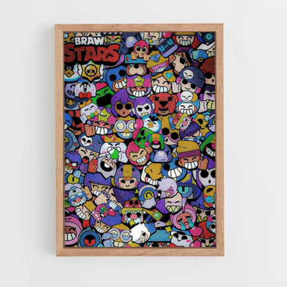 Brawl Stars Collage Poster