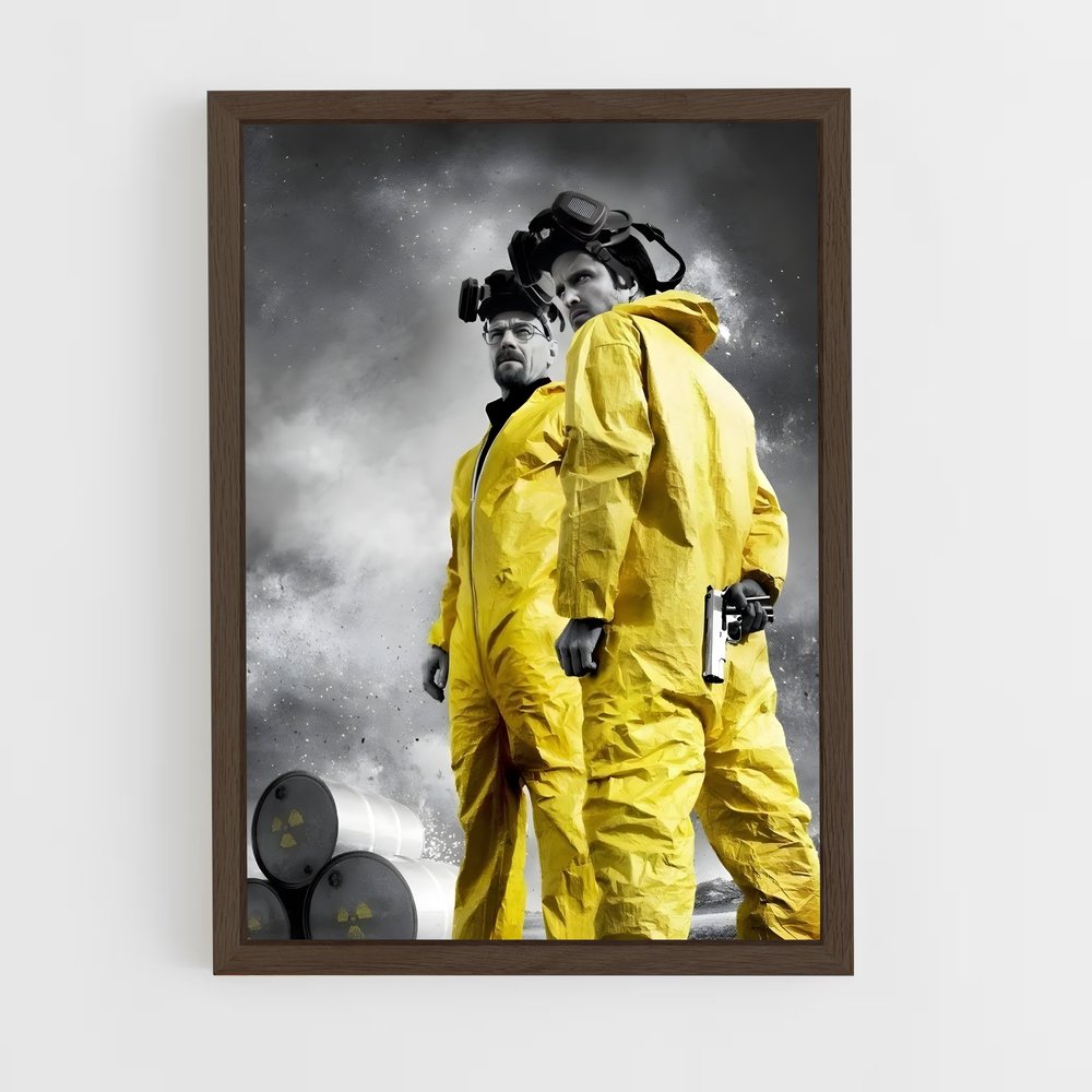 breaking-bad-5 cadre Bois foncé