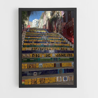 Brazil Staircase Poster