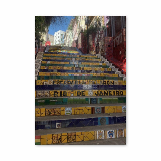 Brazil Staircase Poster